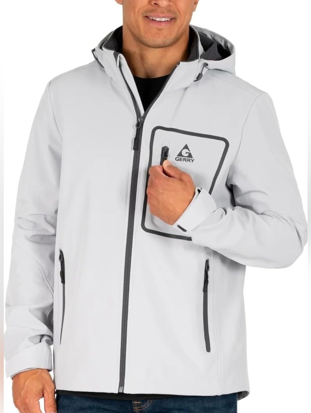 New Gerry Weber Men's  Hooded Softshell Jacket - Picture 4 of 6